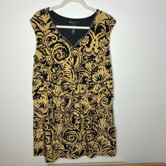 Lane Bryant paisley print dress size 18 - Picture 1 of 7
